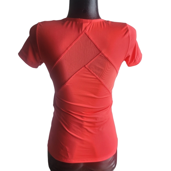 Lole Activewear Red Scoop Neck T-shirt XS - Picture 6 of 7